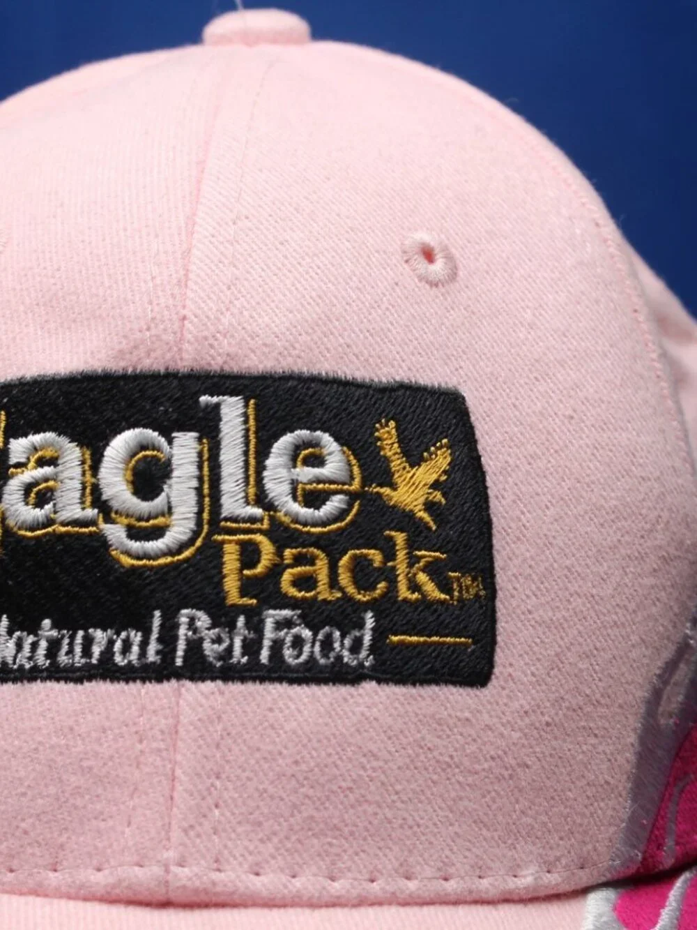 Eagle Pack Natural Pet Food  Alaska Iditarod Hat Cap Pink